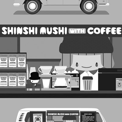 Shinshi-mushi with COFFEE (food truck)